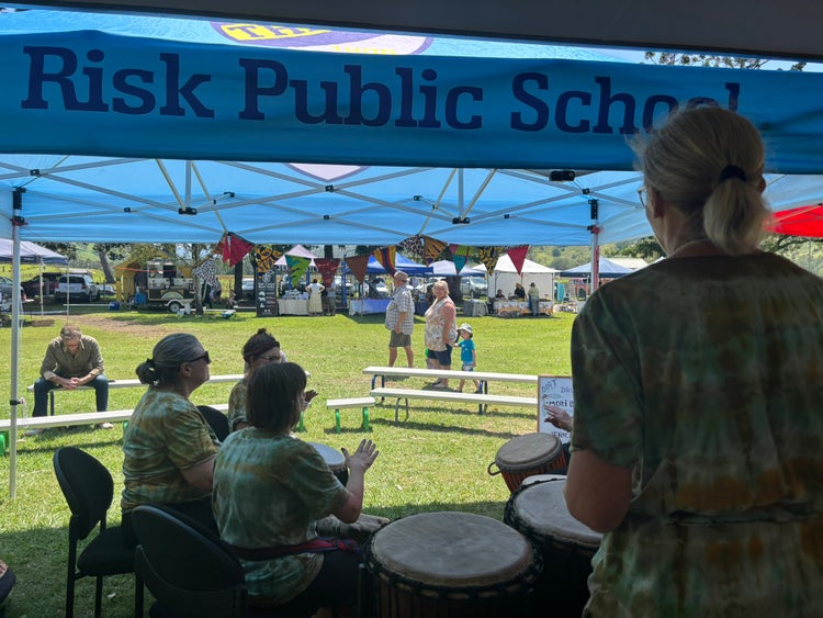 Market day community coming together